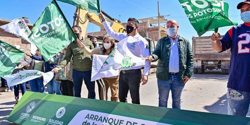 Gobernador respalda desarrollo soledense con 64 MDP en obras