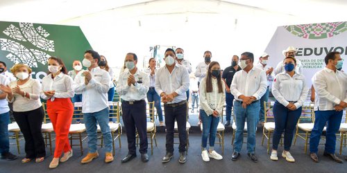 Ricardo Gallardo le cumple a la Zona Media, inicia obras del bulevar Fernández-Refugio