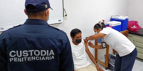 Vacunados contra el Covid el 87 por ciento de internos en penales potosinos