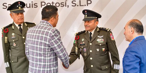 Con nuevo titular de Doceava Zona Militar se fortalece SLP: Ricardo Gallardo