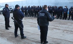 Sorpresiva revisión y pase de lista de SSPE y SEDENA en Comandancia Municipal de Matehuala