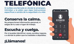 Alerta SSPE por número de teléfono utilizado para extorsiones