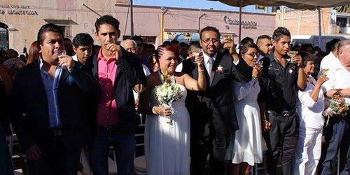 Matrimonios simultáneos y gratuitos este 14 de febrero