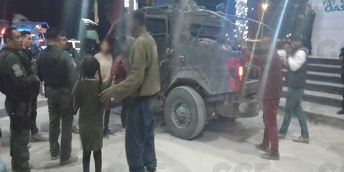 GCE rescató a 17 migrantes en Matehuala, entre ellos seis niñas y niños