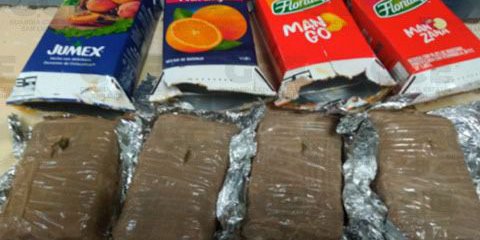 En cajas de jugo, mujer intentó introducir droga al penal de La Pila