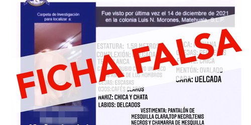 FGE alerta a la ciudadanía por ficha de búsqueda apócrifa