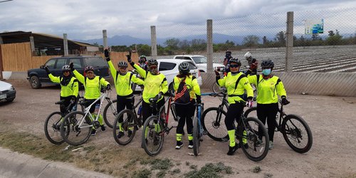 Ciclistas hacen rodada para conmemorar el Día Internacional de la Mujer