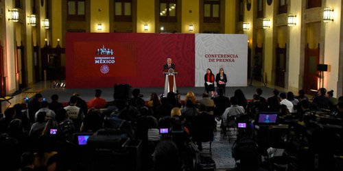 Da positivo de COVID-19 un reportero de Palacio Nacional