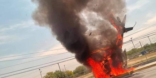 Cae helicóptero en Apodaca, Nuevo León