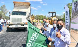 Inicia Gallardo construcción de nuevo bulevar a Palma de la Cruz