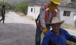 Protección Civil colabora en combate de incendio en Mexquitic