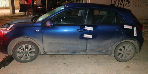 Guardia Civil Estatal asegura dos vehículos con reporte de robo: Dos detenidos