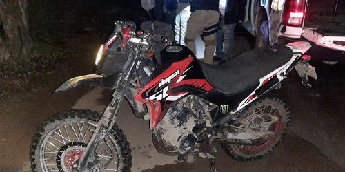 GCE detiene a motociclista con placa sobrepuesta en Puestecitos