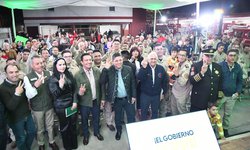 Formalizan convenio para respaldar a bomberos y sus familias