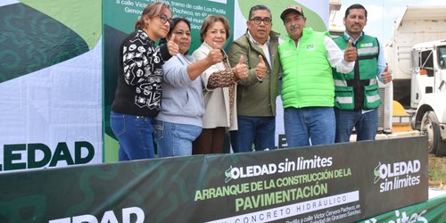 Inicia Juan Manuel Navarro ampliación de pavimentación en avenida Ponciano Arriaga