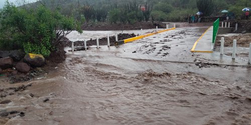 Aumenta caudal de ríos y arroyos en Rioverde