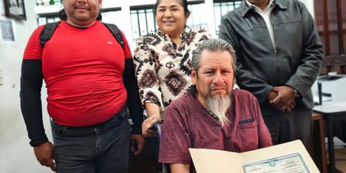 DIF Municipal entrega registro extemporáneo a ciudadano de Puestecitos