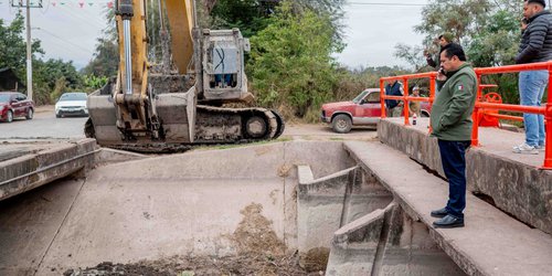 Inician trabajos de limpieza del canal de la Media Luna en CDFDZ