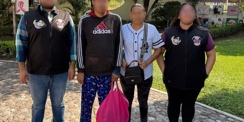 Escuadrón AVE y Guardia Civil Estatal apoyan a joven desorientado y logran su reunificación familiar en Rioverde