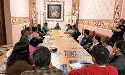 Autoridades municipales y patronato afinan coordinación para la fiesta patronal