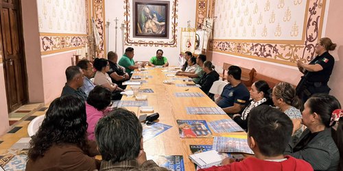 Autoridades municipales y patronato afinan coordinación para la fiesta patronal