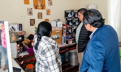 Visita del Alcalde Rodolfo Loredo al Centro Comunitario de la Cruz del Mezquite