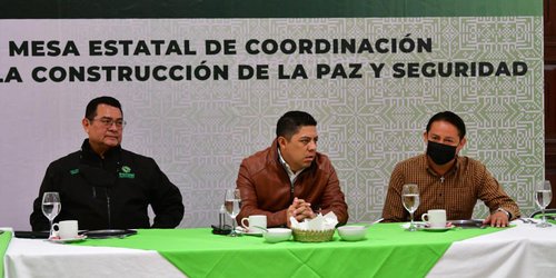 Gobernador llama a cerrar filas contra la delincuencia, en Mexquitic