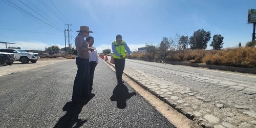Gobierno del Estado avanza en rehabilitación de laterales de la 57