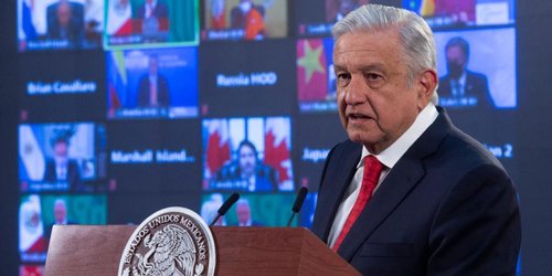 Ofrece AMLO donar 30% de la producción de 'Patria' a otros países