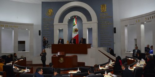 Sesión solemne abre segundo periodo ordinario en el Congreso del Estado