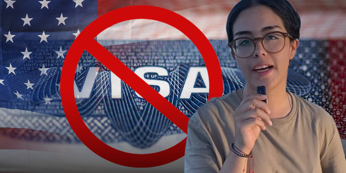 EU quita visa a Arlín Medrano, mexicana que viajó a Gaza, por decir: ‘Tenemos al genocida como vecino’.