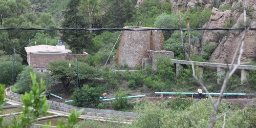 CEA supervisa trabajos del sistema de abastecimiento de agua potable en Escalerillas