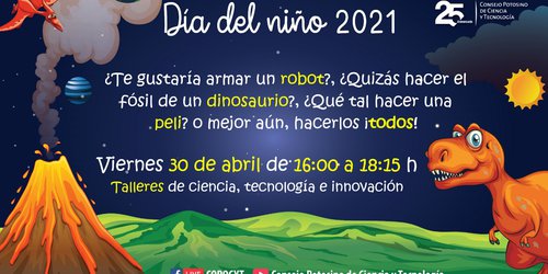 COPOCYT invita a participar en actividades virtuales por el Día de las y los Niños