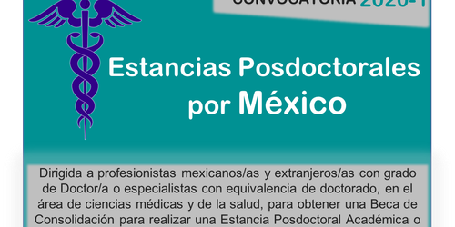 COPOCYT invita a participar en la convocatoria de Estancias Posdoctorales por México