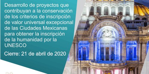 COPOCYT invita al programa de apoyo a ciudadades mexicanas patrimonio mundial