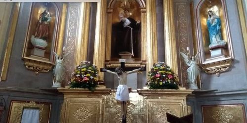 Fiesta austera a San Antonio de Padua