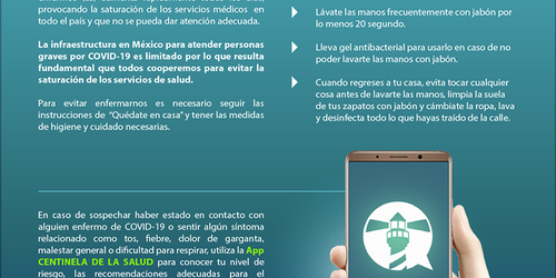 Conoce si eres sospechoso de COVID-19, en tu casa y desde un click de tu celular