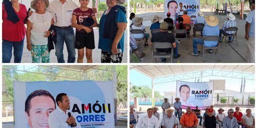 En Redención Nacional agradecen a Ramón Torres apoyos recibidos