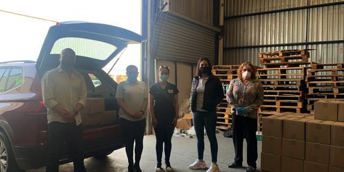 Gobierno del Estado a través de DIF estatal entrega 1,200 apoyos alimentarios por contingencia