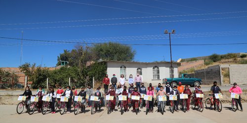 Programa Una Bici con Rumbo beneficia a estudiantes de Santa María del Río y Villa de Reyes