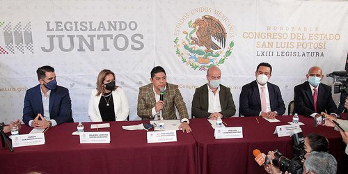 Grupos parlamentarios respaldan la iniciativa para crear la Guardia Civil para SLP