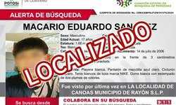 Localizan con vida a  Macario, el estudiante del CBTA 120