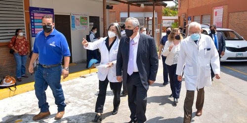Realizó el secretario de Salud recorrido por el Hospital Central de SLP