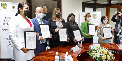 Congreso del Estado y Poder Judicial firman convenio de colaboración