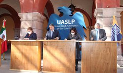 Congreso del Estado firmó convenio de colaboración con la UASLP