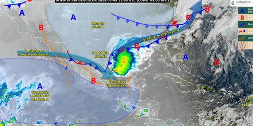 Gran Masa de Aire Frío y Frente frío 42 golpearán a México