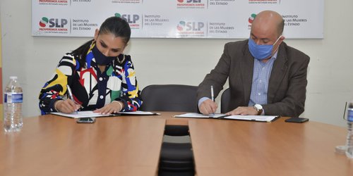 Firman IMES y CEDH convenio para impulsar igualdad sustantiva en SLP