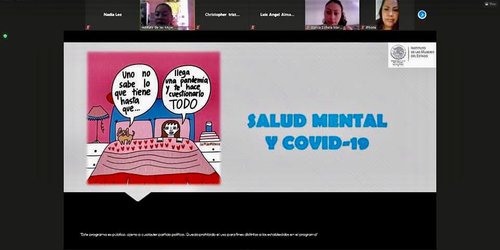 IMES ofreció conferencia en línea “Salud Mental y COVID-19”