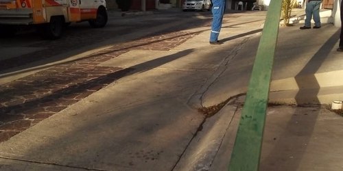Vientos fuertes en SLP derriban árboles, cables y anuncios