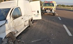 Choque de vehículos en carretera 70 dejó cuantiosos daños